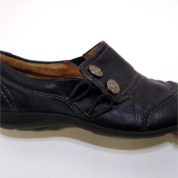 Naturalizer Leather Slip-On Shoes Button Detailing Womens Sz 6.5 Casual Business - Picture 7 of 11